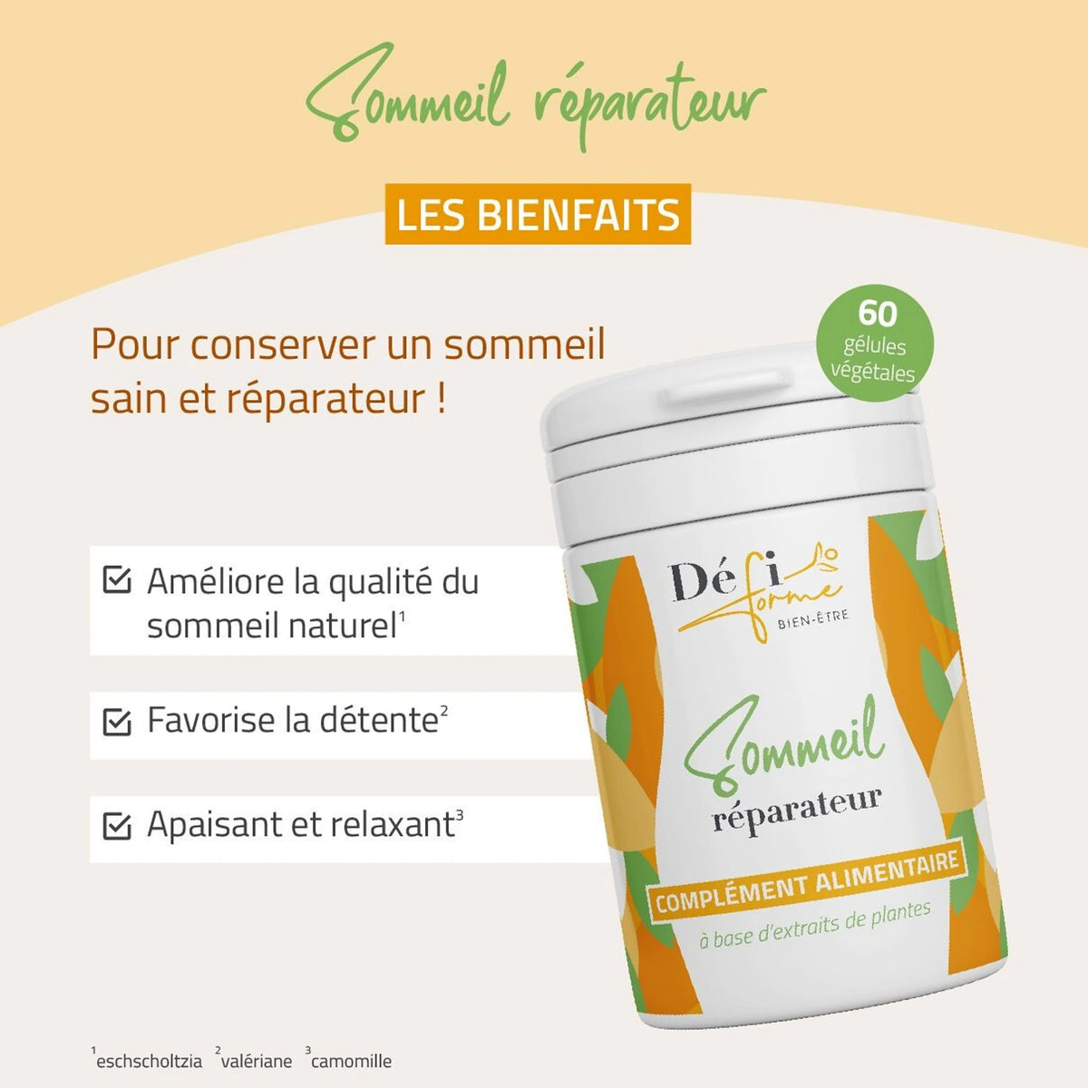 Complément alimentaire Sommeil réparateur