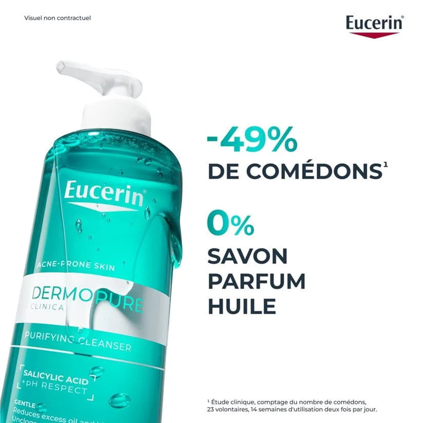 Eucerin DermoPure Clinical Nettoyant Purifiant Flacon Pompe 400ml