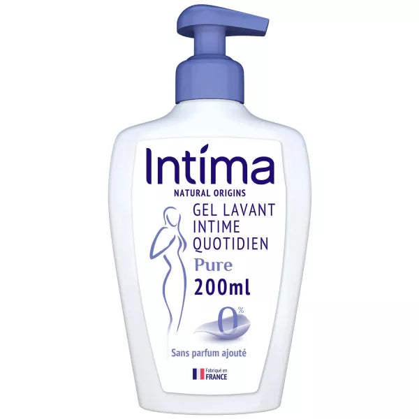INTIMA Natural Origins gel lavant intime quotidien Pure sans parfum 200ml