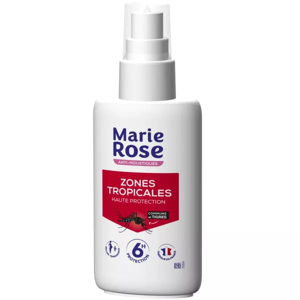 MARIE ROSE Spray anti-moustiques zones tropicales haute protection