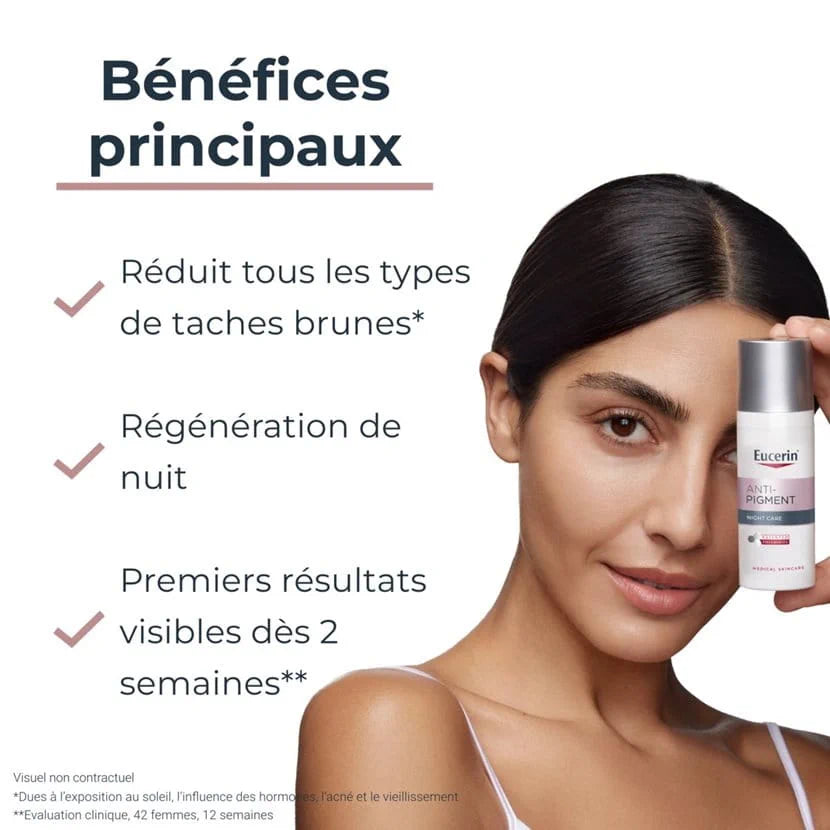 Eucerin Hyperpigmentation Anti-Pigment Soin De Nuit Toutes Peaux Flacon 50ml
