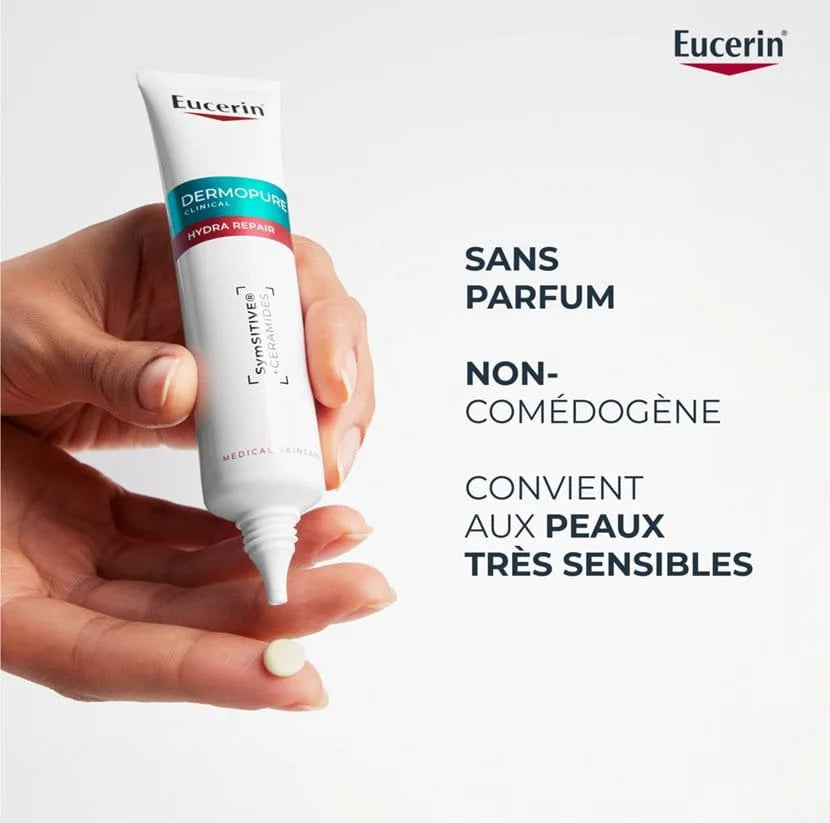 EUCERIN DERMOPURE CLINICAL HYDRA REPAIR CRÈME APAISANTE 40 ml