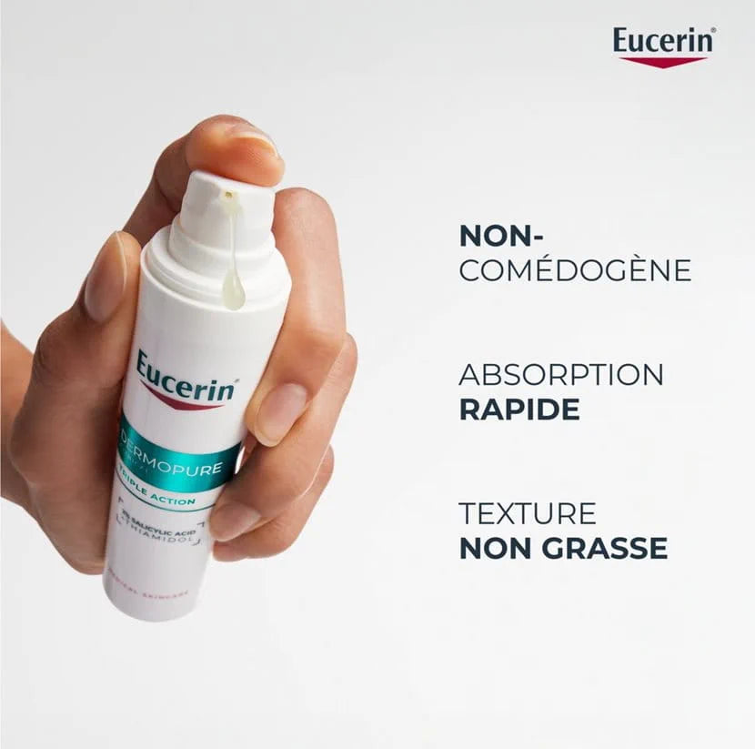 Eucerin DERMOPURE CLINICAL TRIPLE ACTION Peau grasse à tendance acnéique