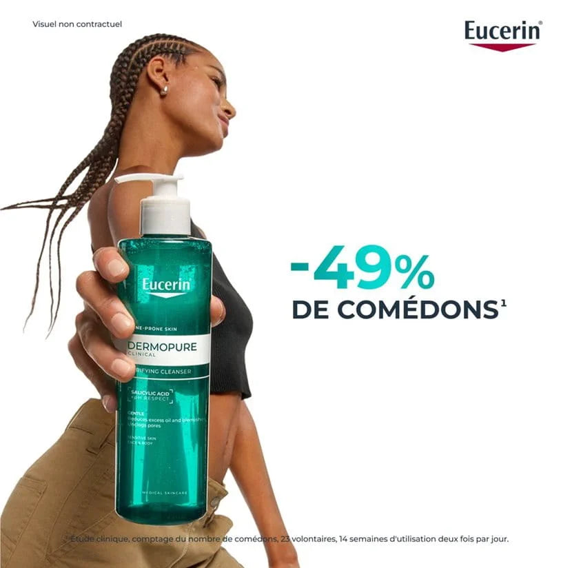 Eucerin DermoPure Clinical Nettoyant Purifiant Flacon Pompe 400ml