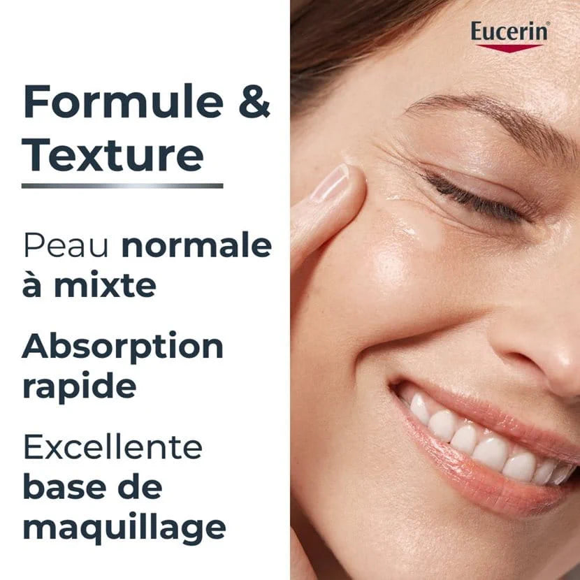 Eucerin Hyaluron-Filler + 3x Effect Soin De Jour IP15 Peau Normale À Mixte Flacon-Pompe 50ml