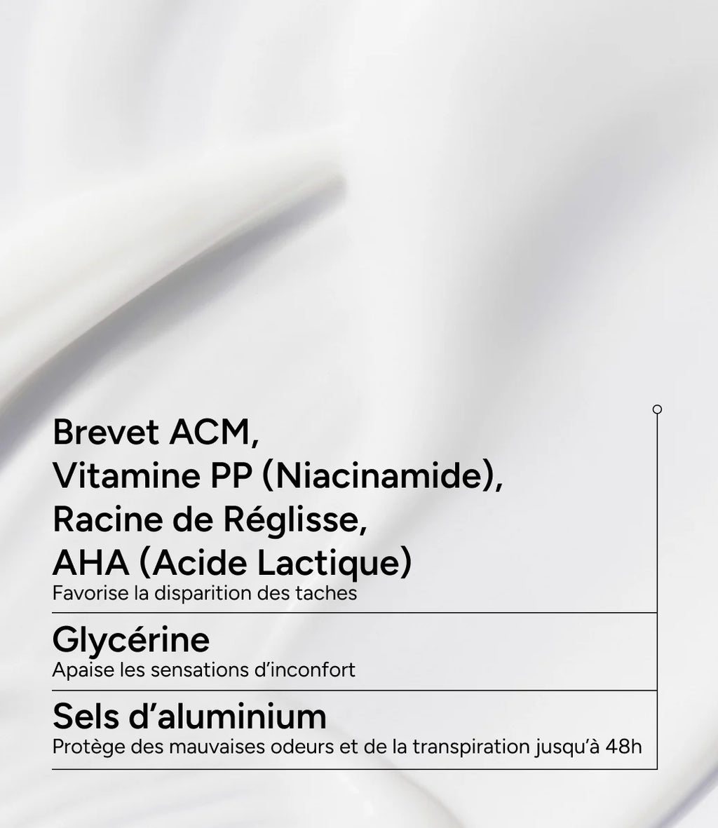 ACM Dépiwhite Déodorant Anti-transpirant Unifiant  Soins anti-taches, Hyperpigmentation 50 ml