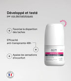 ACM Dépiwhite Déodorant Anti-transpirant Unifiant  Soins anti-taches, Hyperpigmentation 50 ml