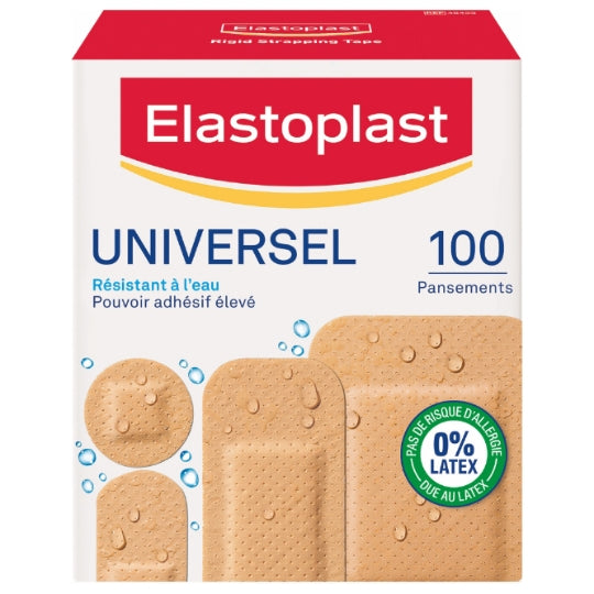 ELASTOPLAST Pansements Universel résistant à l'eau x100