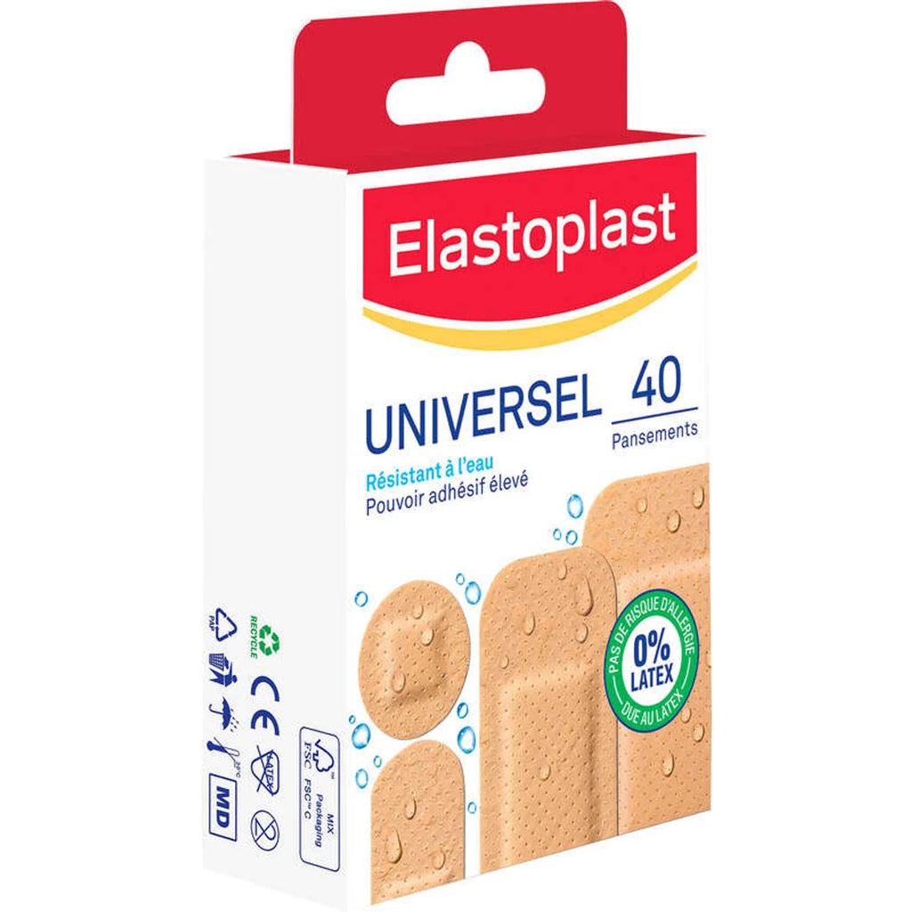 ELASTOPLAST Pansements Universel résistant à l'eau x40