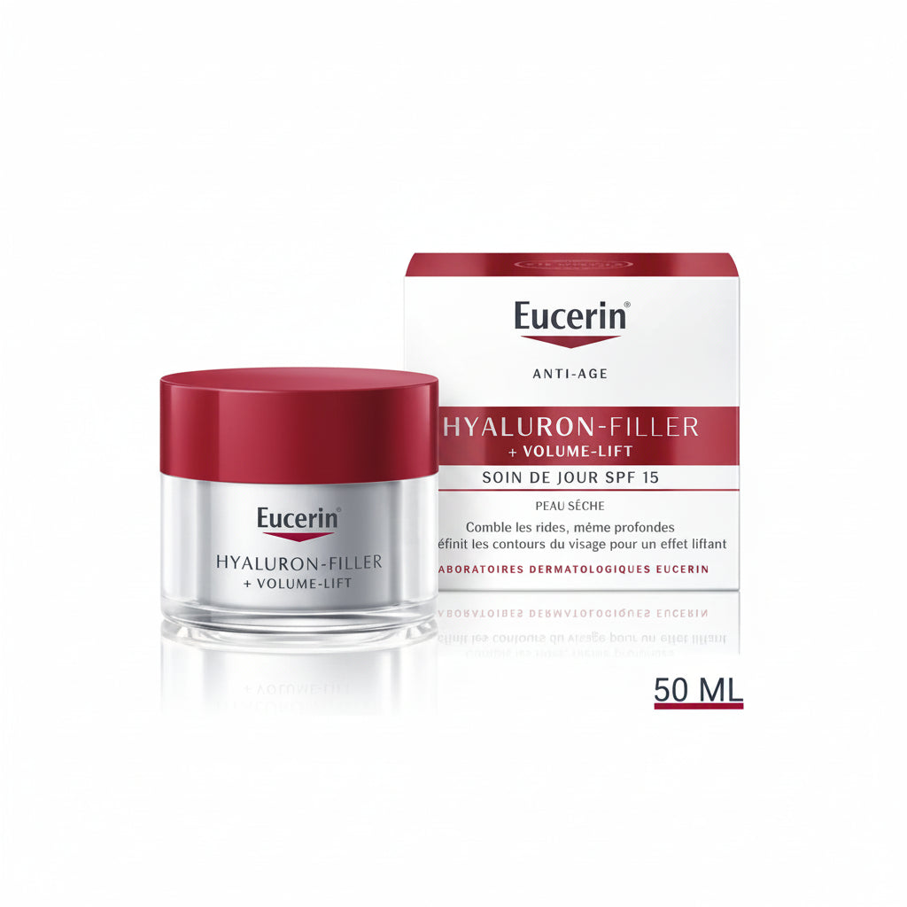 Eucerin® HYALURON FILLER + VOLUME LIFT Soin de Jour Peau Sèche SPF15 50ml