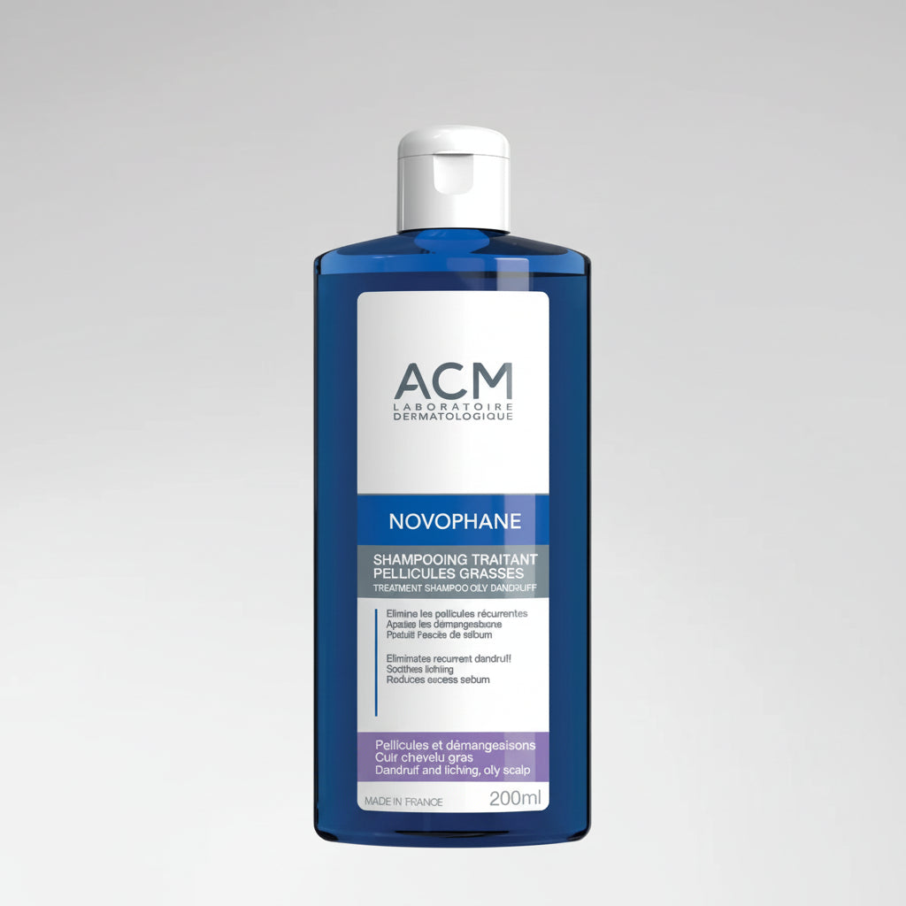 ACM Novophane Shampooing Traitant - Pellicules Grasses 200 ml