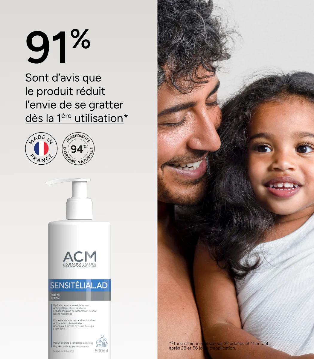 ACM Sensitélial.AD Crème 500 ml