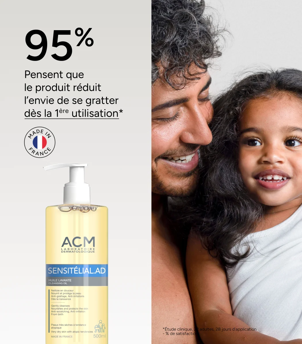 ACM Sensitélial.AD Huile Lavante 500 ml