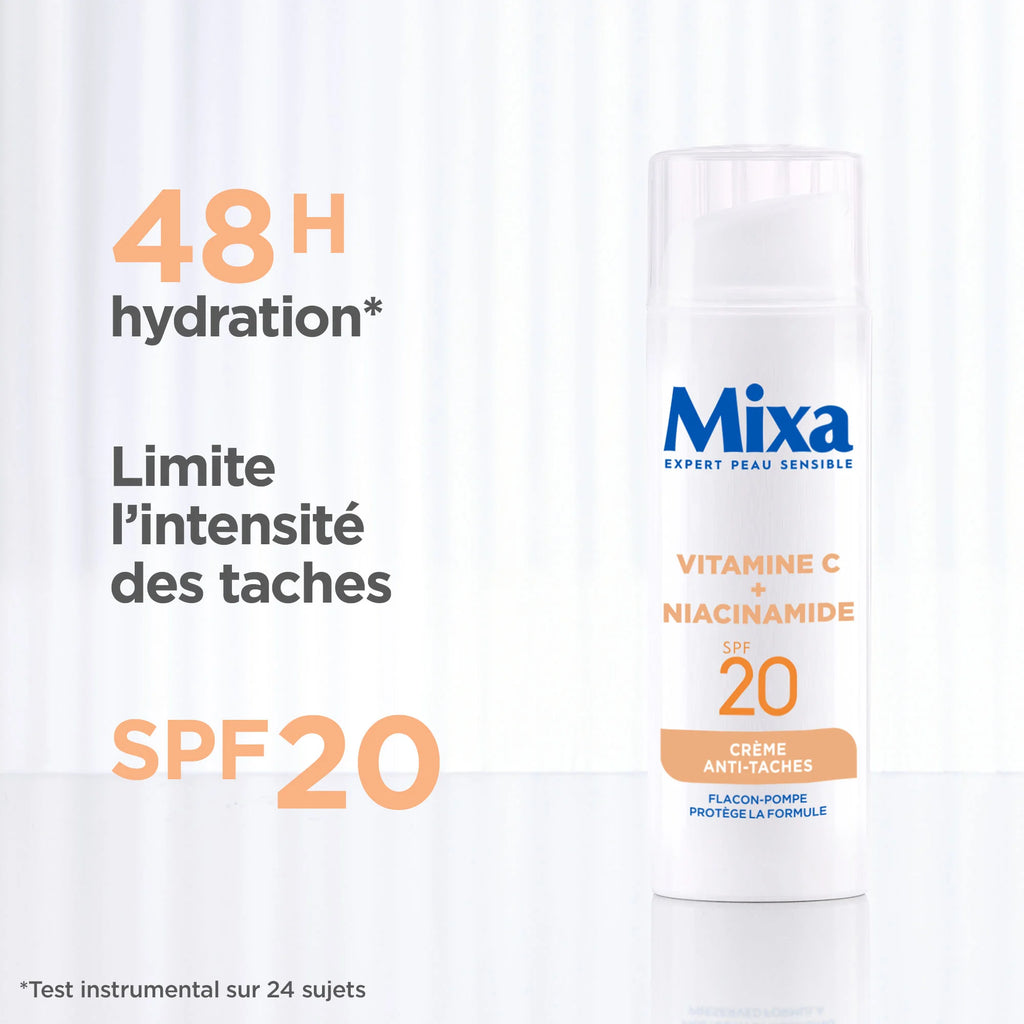 MIXA Crème anti-taches vitamine C et niacinamide SPF 20