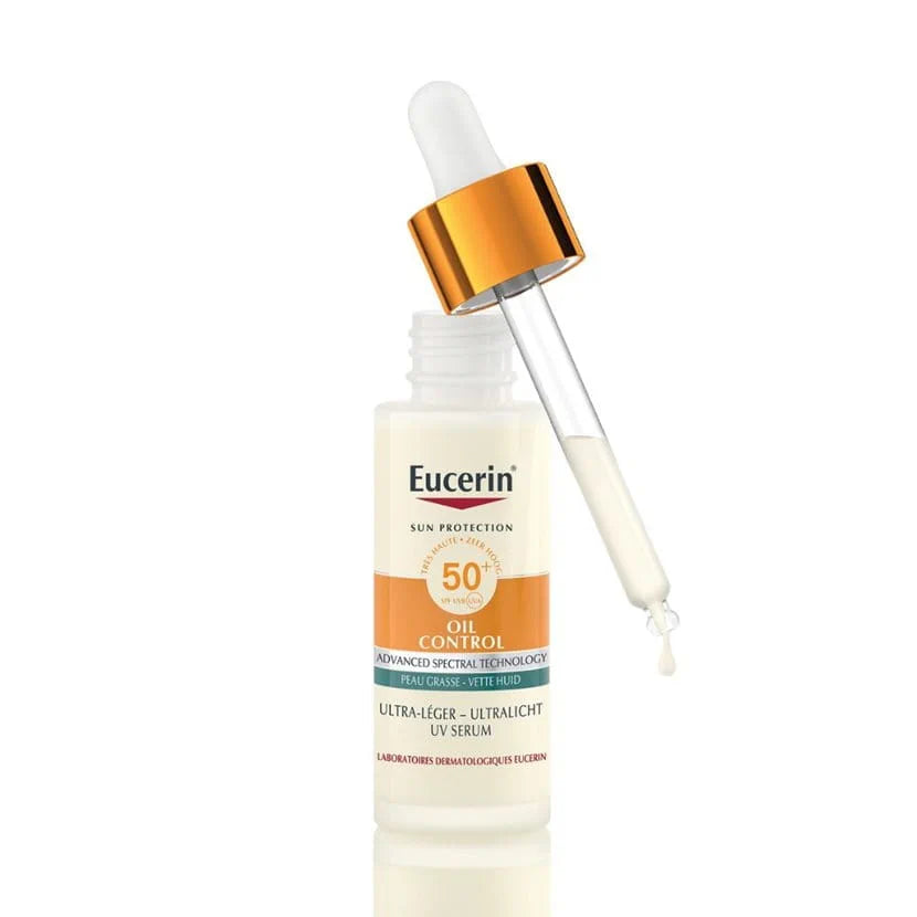 Eucerin Sérum Oil Control Ultra-léger SPF 50+   30 ml Peau grasse à tendance acnéique