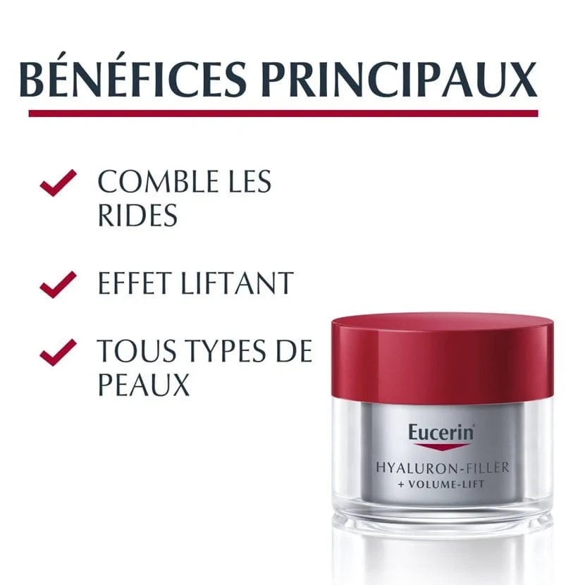 EUCERIN HYALURON-FILLER + VOLUME-LIFT Soin de Nuit   50 ml