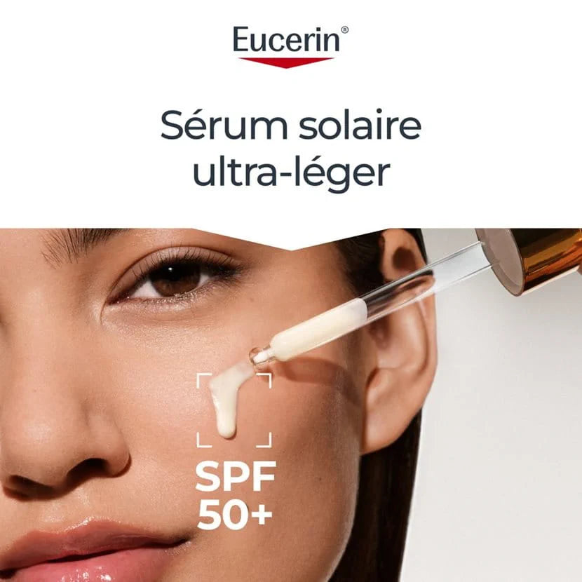 Eucerin Sérum Oil Control Ultra-léger SPF 50+   30 ml Peau grasse à tendance acnéique
