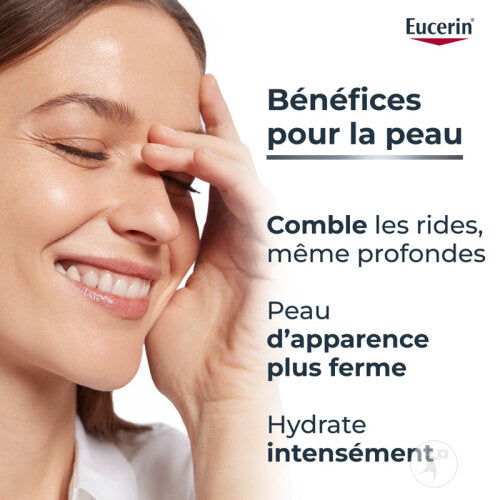 Eucerin Hyaluron-Filler + 3x Effect Soin De Jour Anti-Âge IP30 Pot 50ml