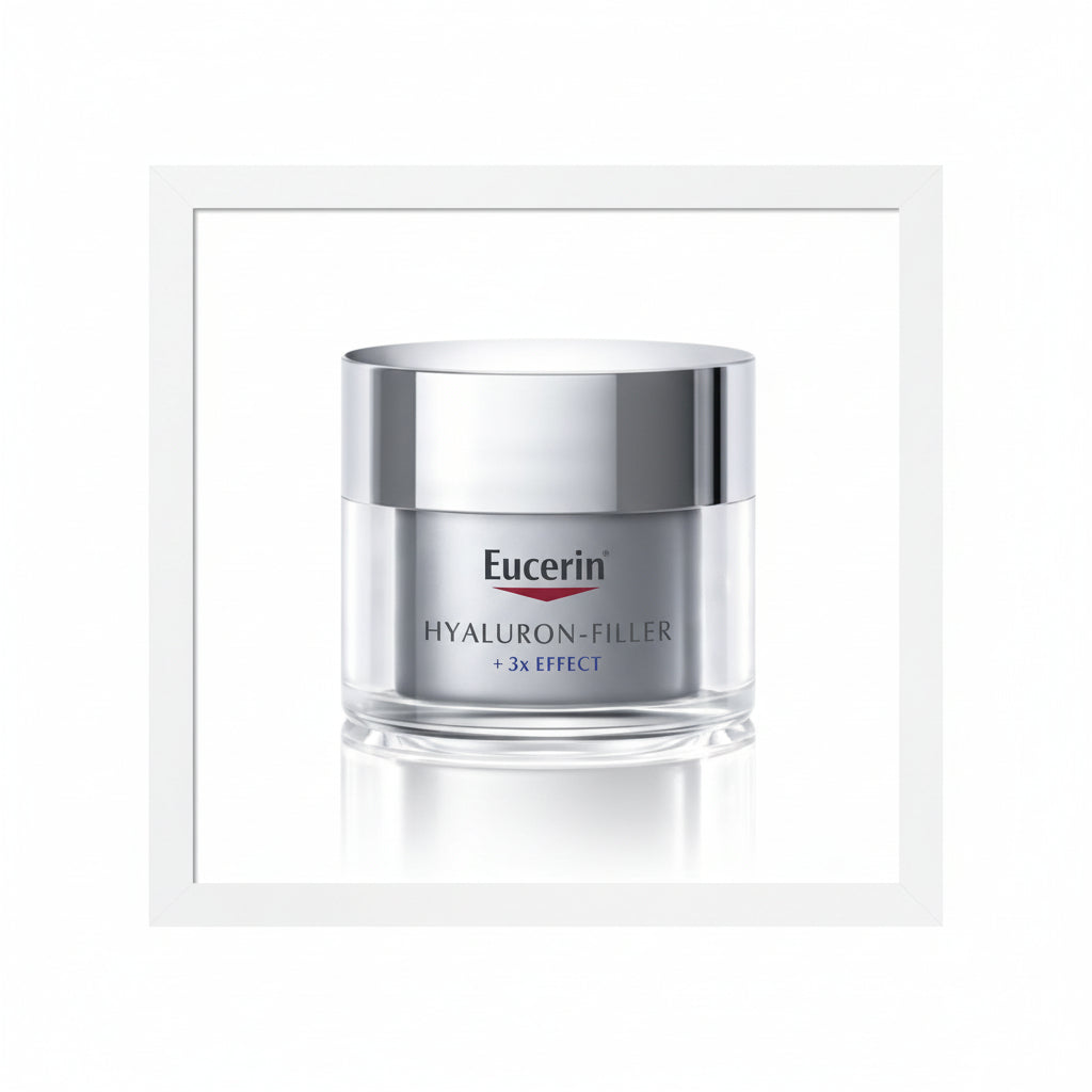 Eucerin Hyaluron-Filler + 3x Effect Soin De nuit Anti-Âge Peaux Sèches Pot 50ml