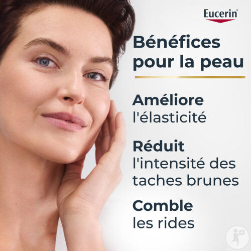 Eucerin Hyaluron-Filler + Elasticity Soin De Jour IP15 Anti-Âge Toutes types de Peaux Pot 50ml