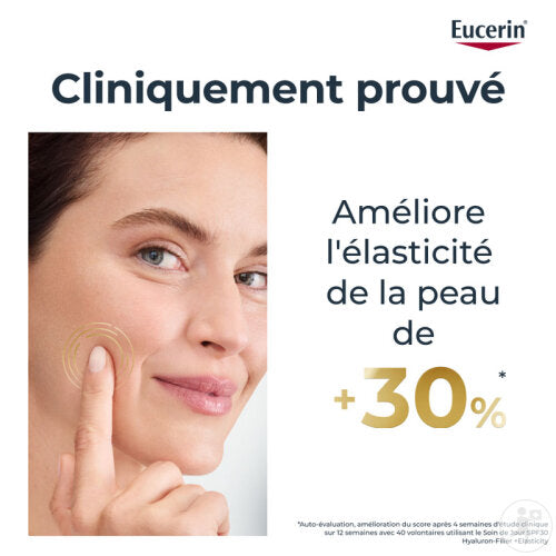 Eucerin Hyaluron Filler + Elasticity Soin De Jour IP30 Anti-Âge Tous Types De Peaux Pot 50ml